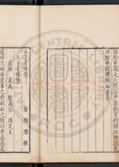 五等孝传赞 第 1 页