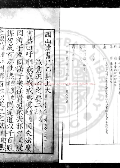 西山读书记 第 1 页