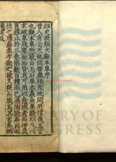 经史证类大观本草三十一卷 第 1 页