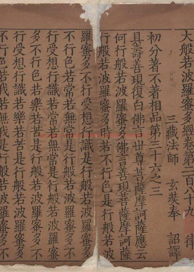 大般若波罗蜜多经 第 1 页
