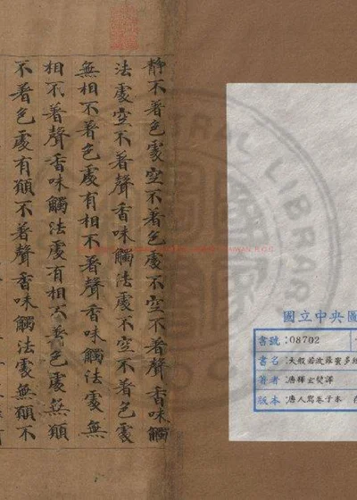 大般若波罗蜜多经 存一卷 第 1 页