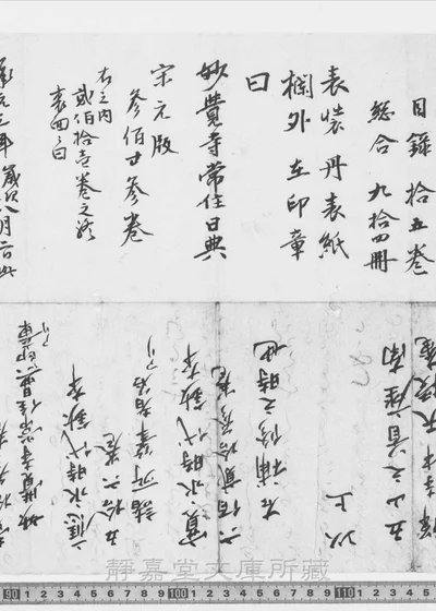 太平御览一千卷 目录十五卷 九十六册 第 1 页