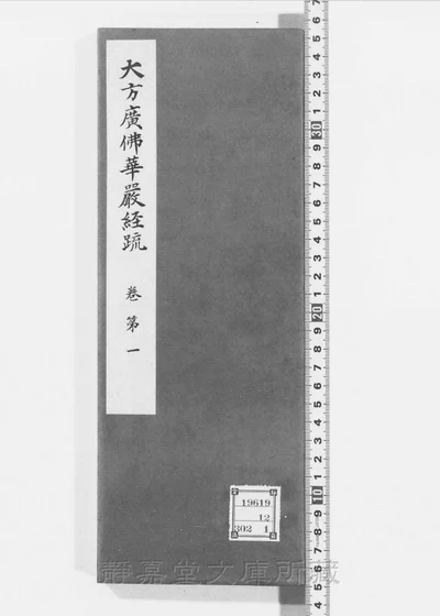 大方广佛华严经疏 存十四卷 十二帖 第 1 页