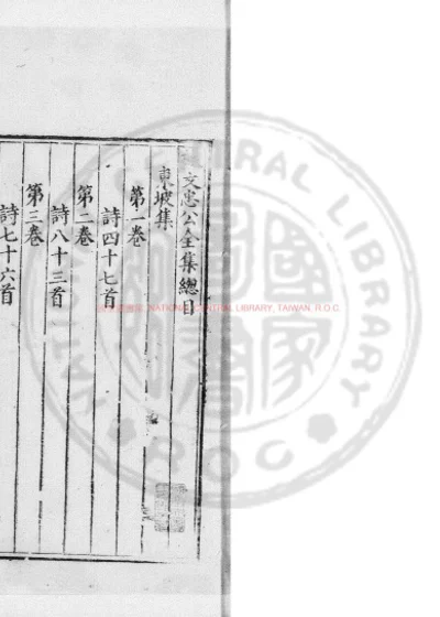 苏文忠公全集 第 1 页