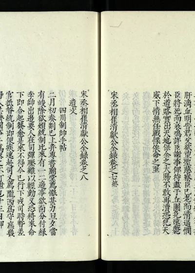 崔清献公全录 第九册 卷之八 封面