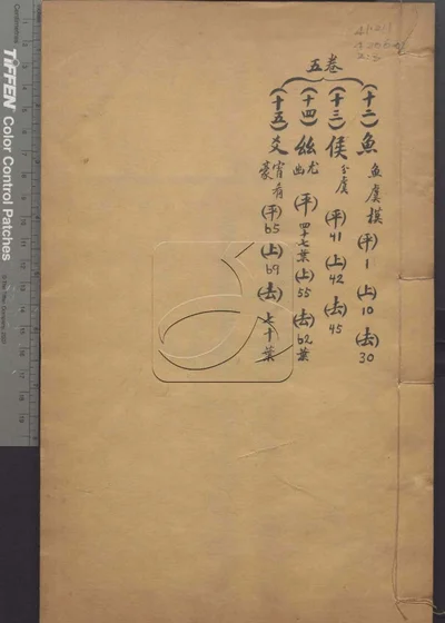 古音谐八卷 第三册 封面