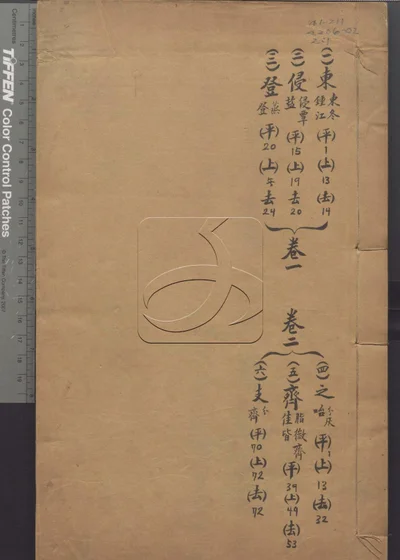 古音谐八卷 第一册 封面