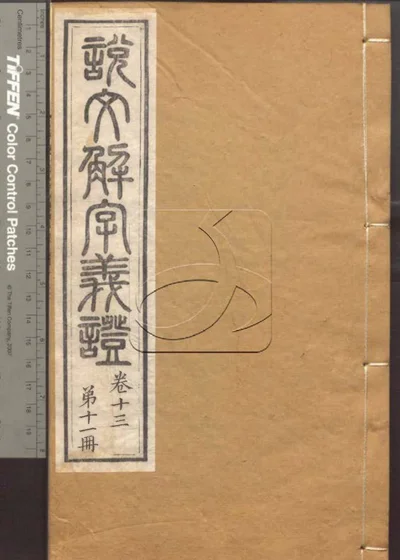 说文解字义证五十卷 第十一册 封面