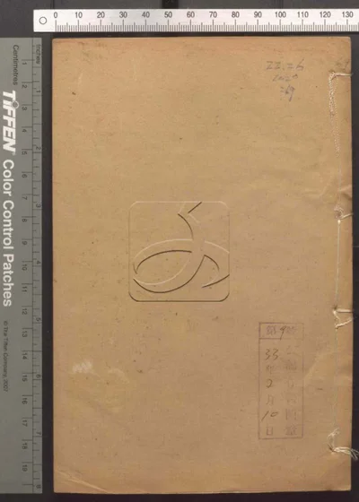 东华录四十五卷 续录一百七十五卷 第六十册 封面
