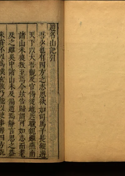 陈眉公订正游名山记四卷 封面