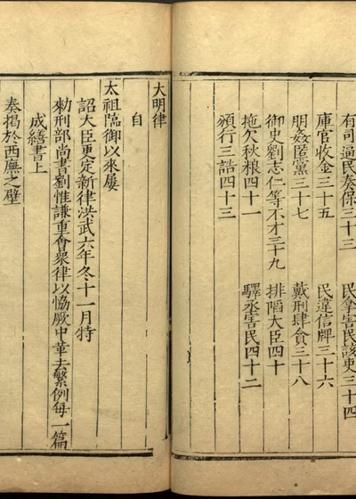 南京刑部志四卷 卷首一卷 第四册 第 1 页