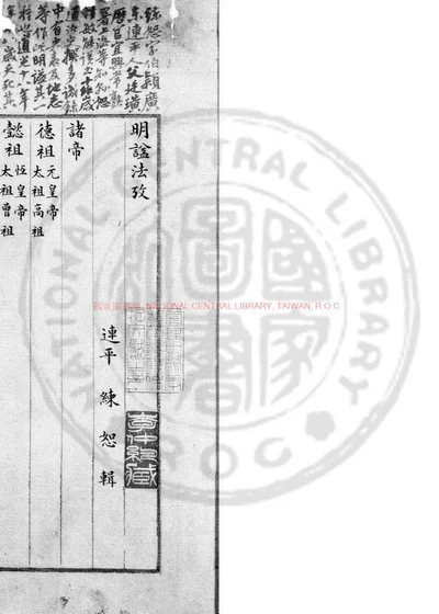 明諡法考 第 1 页
