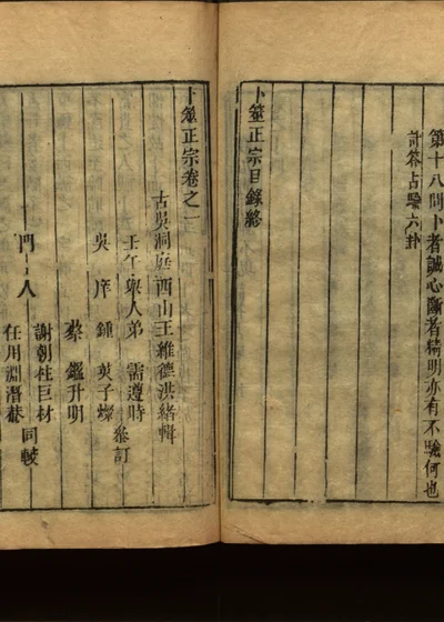 卜筮正宗 卷之一 封面