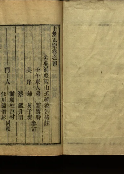 卜筮正宗卷之四 第 1 页