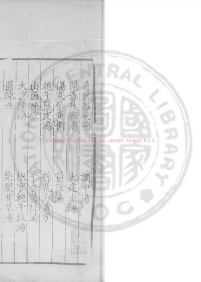 伤寒蕴要 第 1 页