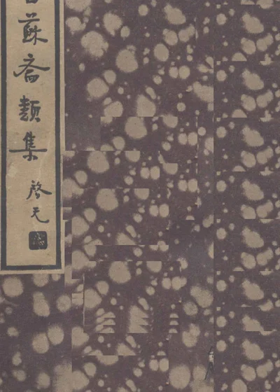 白苏斋类集 第 1 页