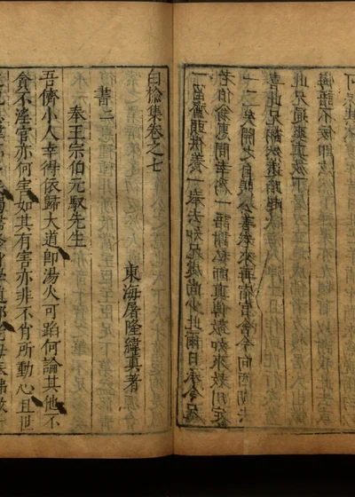 白榆集诗八卷文二十卷 第十七册 封面