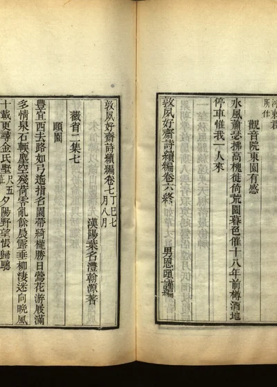 敦夙好斋诗全集 第八册 封面