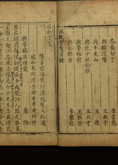 风教云笺四卷 後集四卷 续集四卷 第十二册 封面