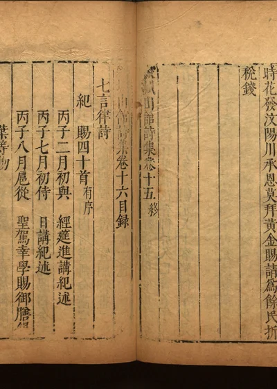 谷城山馆集二十卷 第十七册 封面