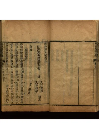 居易堂文集八卷 第二册 封面