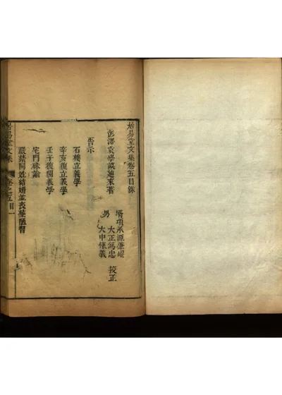 居易堂文集八卷 第六册 封面