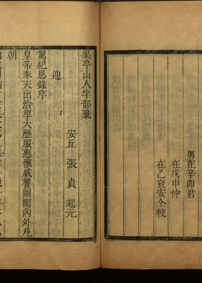 渠亭山人三种 第二种 渠亭山人半部稿 封面