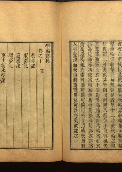 学福斋诗文集 第十二册 封面