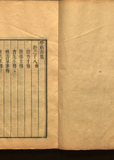 学福斋诗文集 十九 封面