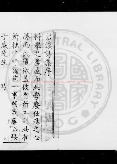 碧溪诗集 封面