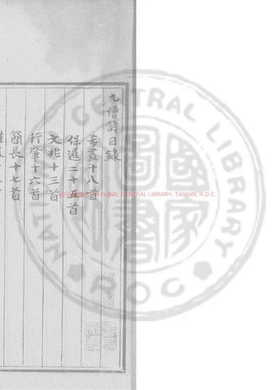 九僧诗 第 1 页
